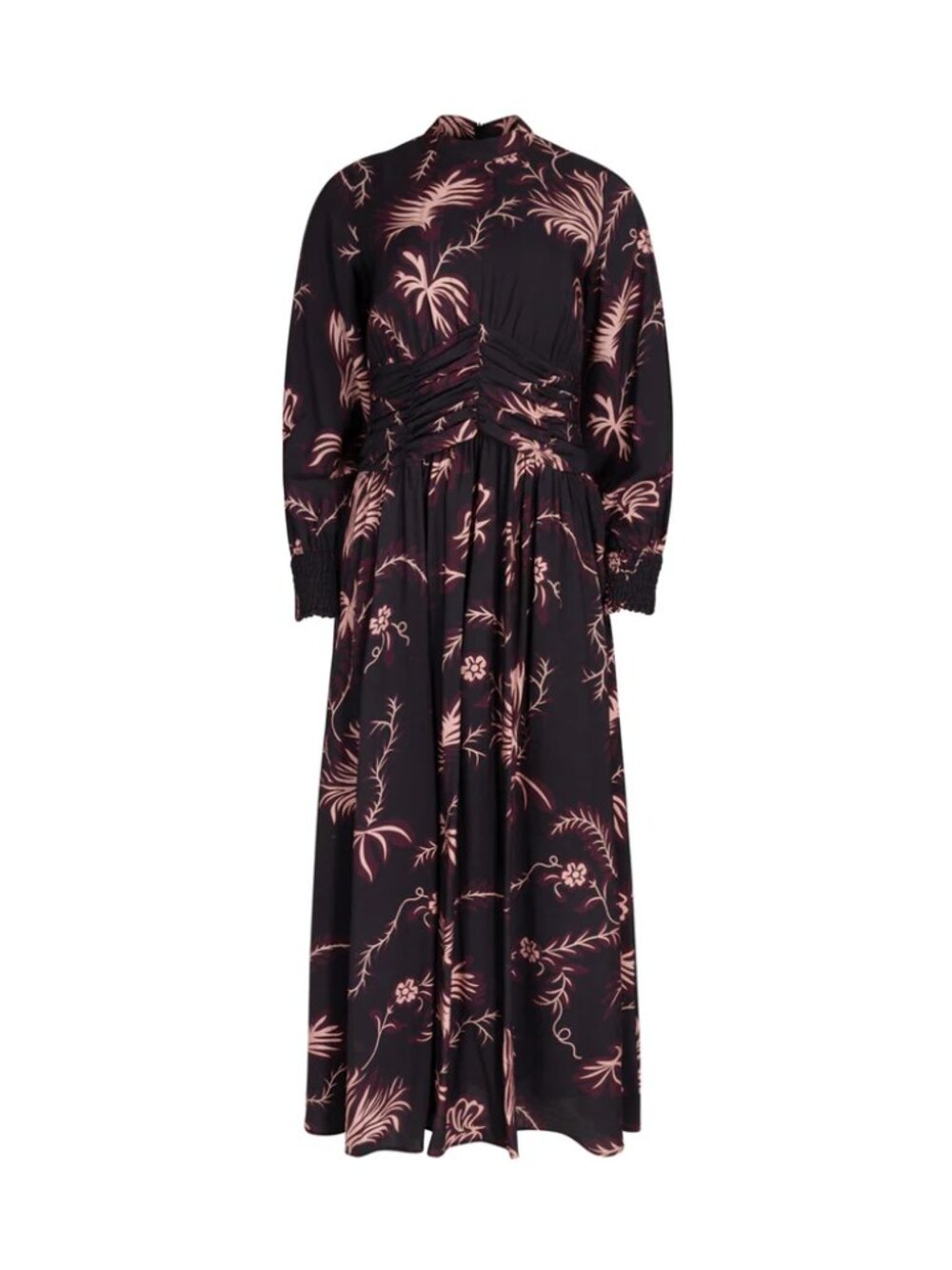 The Collective Printed Piped Sash Waisted Maxi Dress size XL